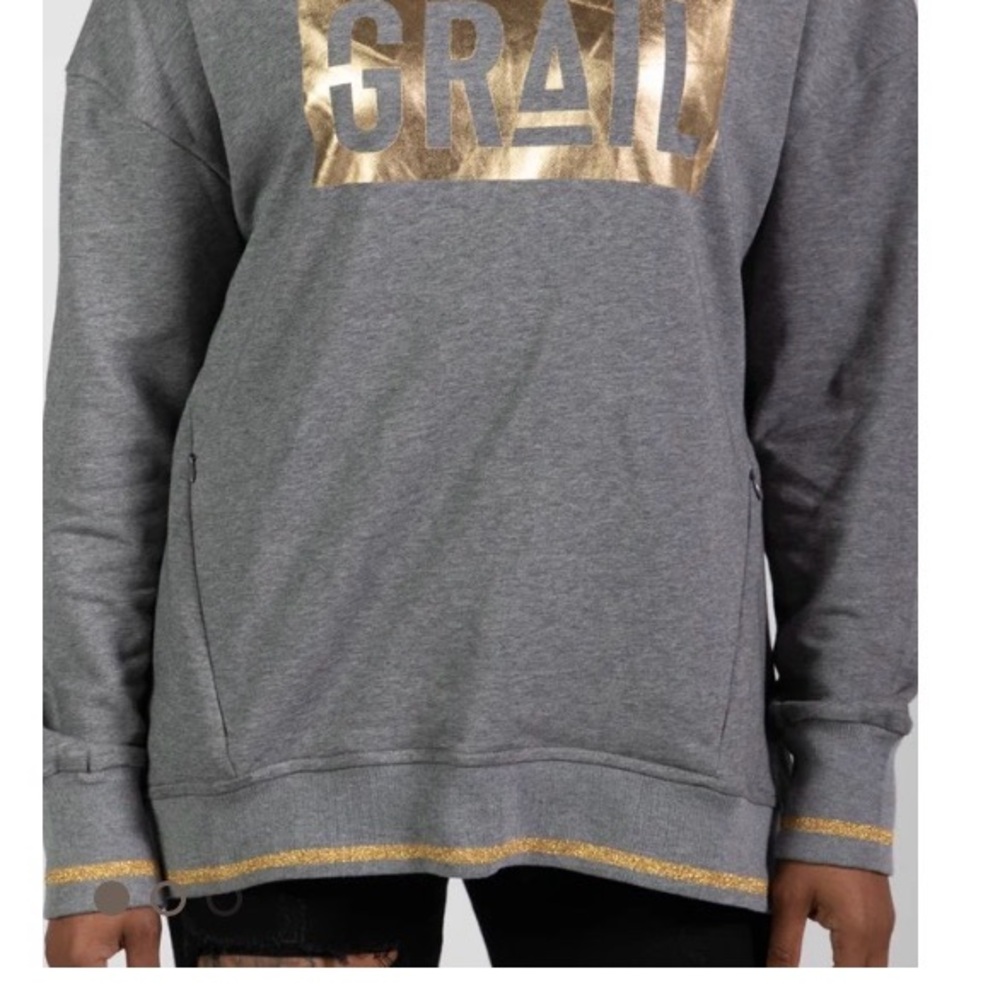 GRAIL
WOMEN'S GOLD GRAIL LOGO
SWEATSHIRT -NWOT